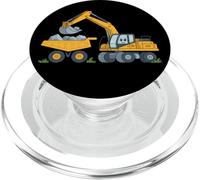 Bambini dell'escavatore del camion della costruzione PopSockets PopGrip per MagSafe