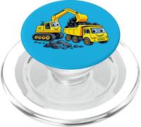Bambini dell'escavatore del camion della costruzione PopSockets PopGrip per MagSafe