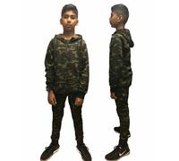 Bambini Designer Tuta Top con Zip Fondo Lotto Jogging Abiti Età 5-13