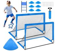 Bambini di calcio per bambini, Obiettivi di calcio per bambini per il cortile,Set di rete di calcio emergente al coperto - Squadra sportiva per la scuola, giochi di pratica, attività all'aria aperta