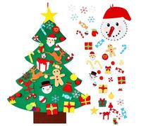 Bambini Di Natale - Set Di Ornamenti Appesi A Parete, Forniture Per Feste Creative E Mestieri D'arte Per Piccoli Spazi Con Facile Assemblaggio | Mini Albero Di Natale Per Camera Da Letto In Classe Apa
