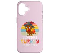 Bambini Dolce Turchia Nel Gregge Bambino Ragazza Ringraziamento Custodia per iPhone 16