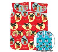 Bambini Doppio Copripiumino Set - Pokemon Fortnite Minecraft Bing Bunny e Altre