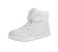 Bambini e bambine invernali con suola a goccia alla caviglia invernale per bambini grandi, bianco, 30 EU