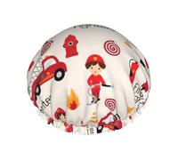 Bambini e ragazze in vigili del fuoco cuffie da doccia donne uomini riutilizzabili impermeabili antiscivolo capelli ad asciugatura rapida grande berretto lungo capelli corti