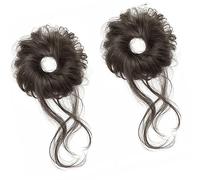 Bambini Elastic Haist Can Bun Extension Syntetic Styles Messy Tie Per Transformazione Acconciatura Rapida E Facile Estensione Del Panino