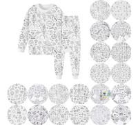 Bambini Fai da Te Dipinto a Mano Homewear Set da colorare in Set Pigiama per Ragazzi Ragazze con Cui Si può Giocare Indossare Ragazze Vestito