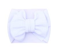 Bambini Fascia Per Capelli,Fascia per Capelli Neonato in Morbido Fiocco Elastica,Adatto per bambini di età compresa tra 0 e 6 anni,Bianco,Rosa,Regali per La Prima Comunione