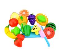 Bambini Fingono Giochi Di Ruolo Cucina Taglio Frutta Verdura Cibo Giocattolo 12