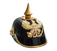 Bambini Finta Gioca Casco plastica Costume da soldato prussiano Cappello per giochi ruolo e prima educazione dai 4 ai 6 anni Caschi cosplay per bambini