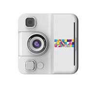 Bambini Fotocamera Digitale Con Lente Rotante Schermo 2.4 Pollice Lunga Durata Della Batteria Con Carta Da Stampa Colorata Schermo IPS Macchina Fotografica Stampabile Con Adesivi Foto