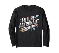 Bambini Futuro Astronauta Razzo Astronauta Astronave Galaxy Star Squad Maglia a Manica