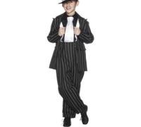 Bambini Gangster Costume da Ragazzo Bambini Zoot Vestito Completo Fg