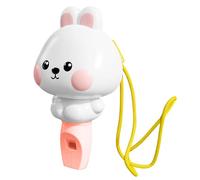 Bambini giocattolo Whistle - Cute Bunny Sound Maker, giocattolo educativo con del collo | Design in gratuito BPA, fischio portatile leggero, gioco di sviluppo creativo per il gioco pe