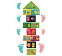 Bambini Gioco della campana Adesivi per pavimenti Gioco Gioco della campana Adesivi per decorazioni per pavimenti Adesivi creativi per decorazioni per cartoni animati Adesivi murali per giochi d