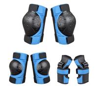 Bambini Giovani Adulti Regolabile Sport Gear Set Ciclismo Pattinaggio Pad Per Ginocchio Gomito Polso Pad Gomito