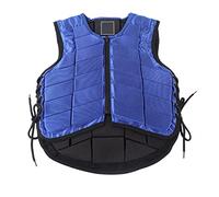 Bambini Giubbotti equestri Schiuma Imbottita di Sicurezza Imbottito Cavallo Protettivo Protezione protettore Blu Regolabile Assorbimento di Urti Comodo per i Bambini Che cavalcano (Cl)