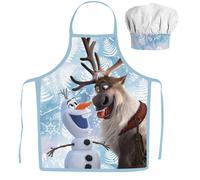 Bambini Grembiule da Cucina Set Grembiule Torna 2 Pezzi Frozen Minnie Spider-Man