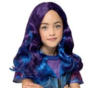 Bambini Halloween Autorizzato Deluxe Descendants Mal Costume Parrucca Da Smiffys