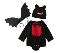 Bambini Halloween Costume Cosplay Tutina Bambina Pipistrello/Zucca/Strega da Zucca per Carnevale Feste Fantasma Horror L'Atmosfera Festosa Spaventosa E Carina