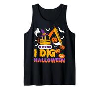Bambini I Dig Halloween Trattore Costruzione Digger Toddler Boy Canotta
