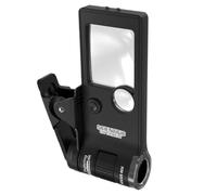 Bambini - Illuminata - Lente d'ingrandimento a mano per bambini, microscopio portatile 10x80x illuminato a LED 6+ anni di esperimento scientifico