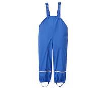 Bambini Impermeabile Salopette Pantaloni da Pioggia con Spalla Regolabile Ragazzi Ragazze Pantaloni Impermeabili Striscia Riflettente Tuta da Lavoro Pantaloni Antipioggia Abbigliamento Blu 6-8 Anni