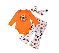 Bambini in Costume di Halloween Stampa Zucca Bimbo con Vestito da Strega per Il Mio Primo Mantello Pipistrello L'Atmosfera Festosa Spaventosa E Carina