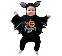 Bambini in Costume di Halloween Stampa Zucca Bimbo Unisex per Bimba Pipistrello Carnevale Cosplay Feste da Fantasma Horror Ragazzi E Ragazze