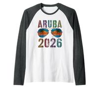 Bambini Isole Turks & Caicos 2026 Viaggio Spiaggia Vacay Maglia con Maniche Raglan
