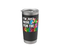 Bambini Kawaii Dinosaur Squishy I'm Just Here For The Squishies Bicchiere termico in acciaio inox doppia parete