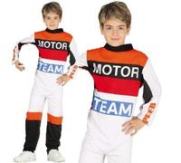 Bambini Motore Pilota da Corsa Costume Bambini Moto Rider Completo Fg
