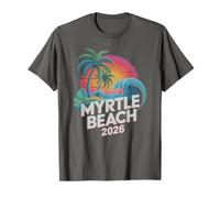 Bambini Myrtle Beach 2026 Vacanza Spiaggia Viaggio Corrispondenza Maglietta