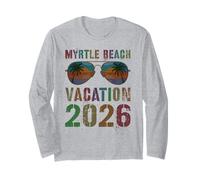Bambini Myrtle Beach Vacation 2026 Crociera di Viaggio Vacay Matching Maglia a Manica