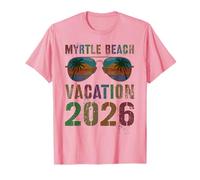 Bambini Myrtle Beach Vacation 2026 Crociera di Viaggio Vacay Matching Maglietta