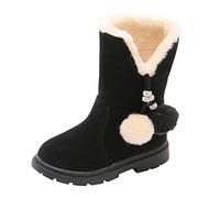 Bambini Neonate Principessa Scarpe Moda Bowkont Cotone Stivali Da Neve Stivali Principessa Scarpe Morbide Moda Cotone Stivaletti Infantile Primi Scarpe