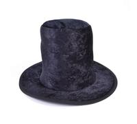 Bambini Nero Top Velluto Cappello Willy Wonka Mad Libro Giorno Costume Accessori