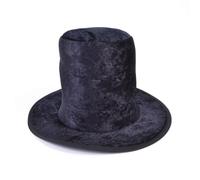 Bambini Nero Top Velluto Cappello Willy Wonka Mad Libro Giorno Costume Accessori