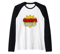 Bambini Nonno del Compleanno Ragno Ragno Partito A Tema Corrispond Maglia con Maniche Raglan