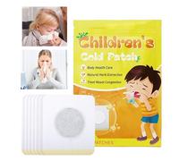 Bambini Nose Creaster 8 pezzi | Adesivo per gli aiuti respiratori per i bambini | Allevia i sintomi nel naso chiuso, supporta la respirazione libera ea casa, pavimentazione delicata per il raffreddore