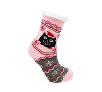 Bambini Novità Natale Fodera Pile Pantofola Calzini Unisex Abbigliamento