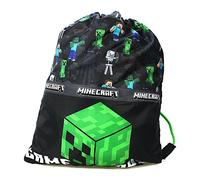 Bambini Official Minecraft Game Over Coulisse da Ginnastica Borsa Creeper Pe Kit
