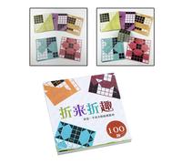 Bambini Origami Libro di carta Giocattolo antistress per adulti Puzzle