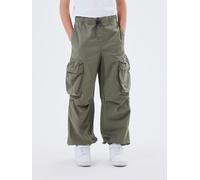 Bambini Pantaloni Cargo Twill Chino Jogger Elasticizzato