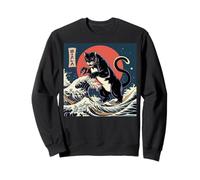 Bambini Pantera Nera Arte Giapponese Vintage Black Panther Party Felpa