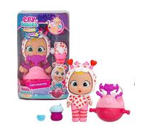 Bambini piangenti LAGRME MAGICHE Momo - Collezionabile Mini Bambola Bambino con Pigiama Mostro, Piange Lacrime Slime e Salta con il tuo Scooter - Giocattolo per ragazzi e ragazze 3+ anni