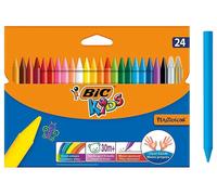 Bambini Plastidecor Sharpenable Cera Pastelli, 24 Confezione - 8297721