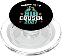 Bambini promossi a Big Cousin 2027 Dinosaur New Baby Shower PopSockets PopGrip per MagSafe