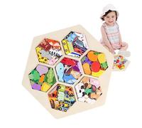 Bambini puzzle in legno, puzzle in legno per bambini Trasporti puzzle in