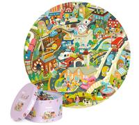 Bambini Puzzle Rotondo 150 Pezzi boppi Riciclato Puzzle Animali Space